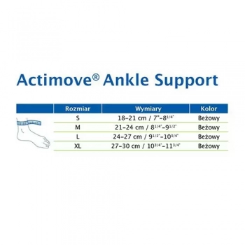 Actimove Everyday Supports opaska stawu skokowego (75608), beżowa